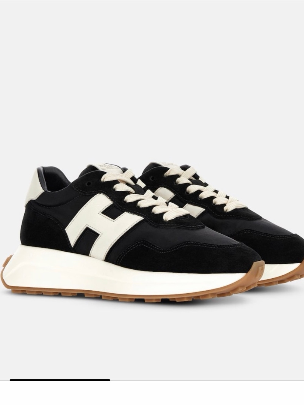 Hogan Black and White Women’s Sneakers